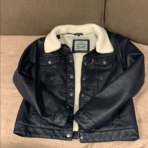Levi Strauss Fur lined Leather jacket